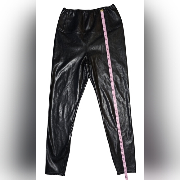 Aritzia Wilfred Free Daria Faux Vegan Leather Black High Waisted Leggings Sz M - Picture 5 of 11
